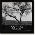 wallsthatspeak 22x24 Black Picture Frame for Posters and Puzzles