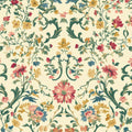 Extra Long Yellow Floral Peelable Wallpaper 17.5in x 393in - Removable
