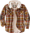 Legendary Whitetails Hooded Shirt Jacket Plaid Flannel (Style 1PD4)
