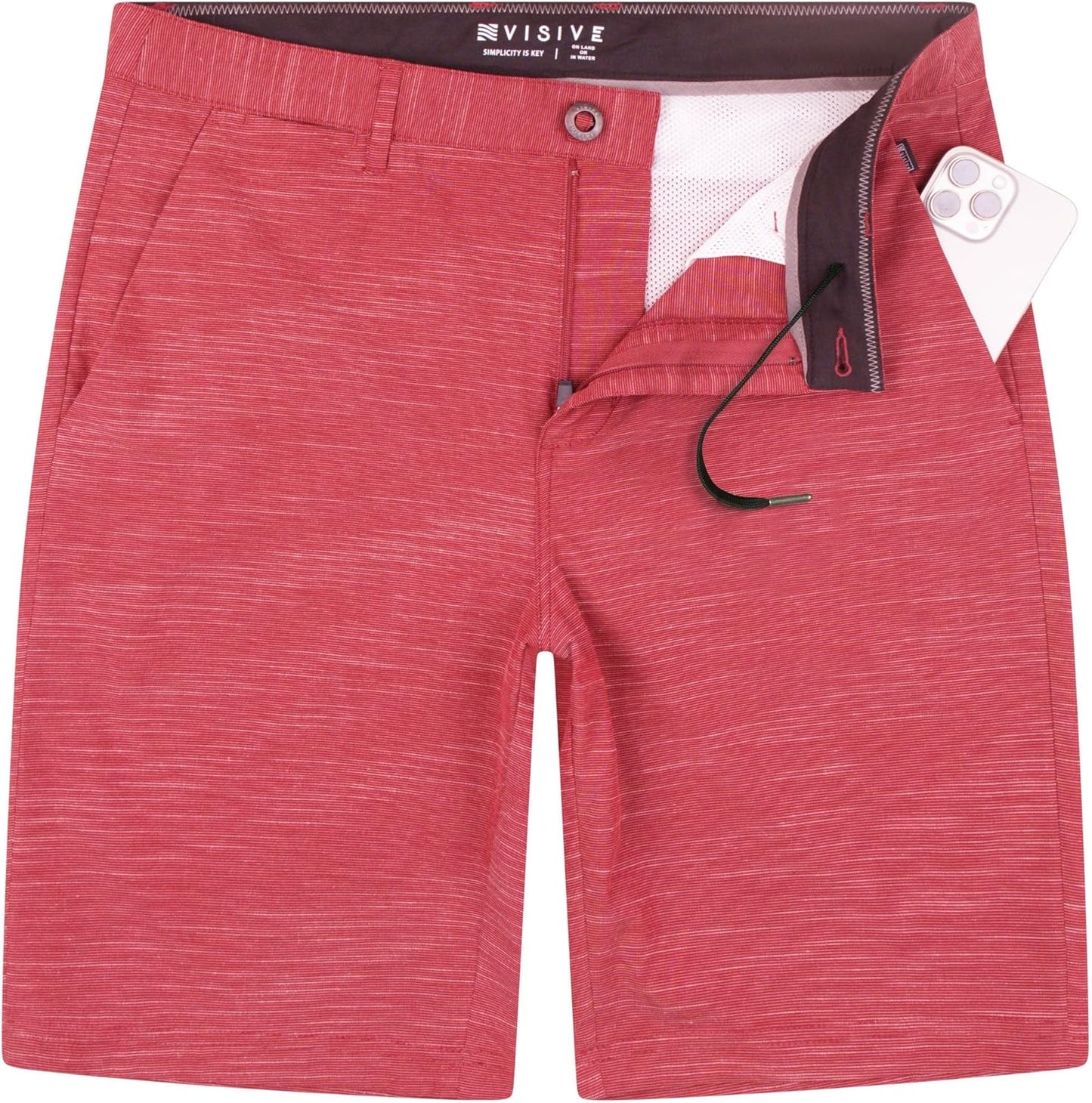 Visive Premium Hybrid Shorts for Men Quick Dry Golf Swim Trunks