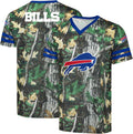 NFL Men's Hunter Camo Primary Logo V-Neck Game Day Top - FOCO