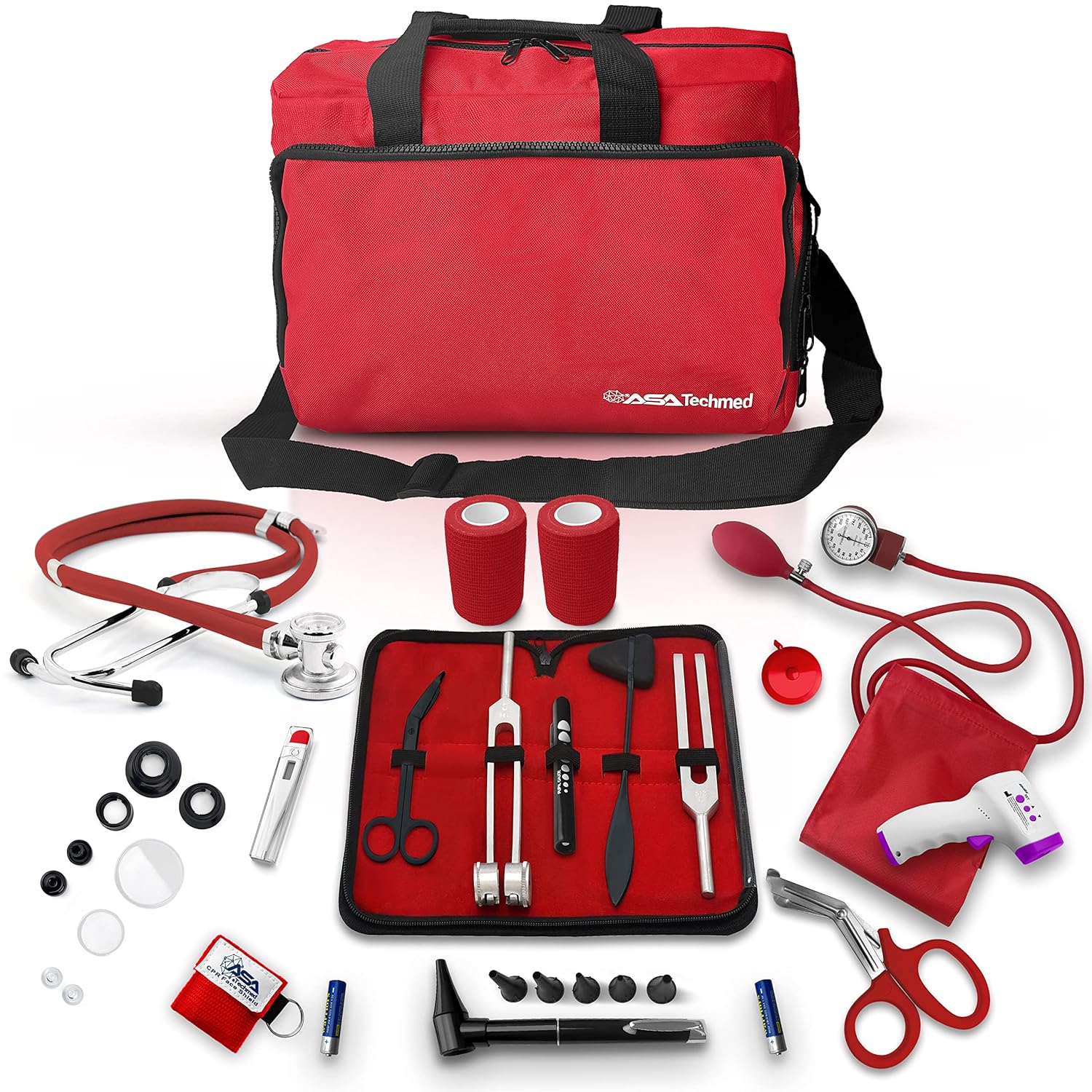Essential Nurse Starter Kit with Stethoscope and More - 18 Pieces