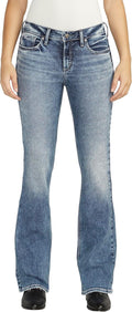 Silver Jeans Co. Suki Mid Rise Curvy Fit Slim Bootcut Jeans back