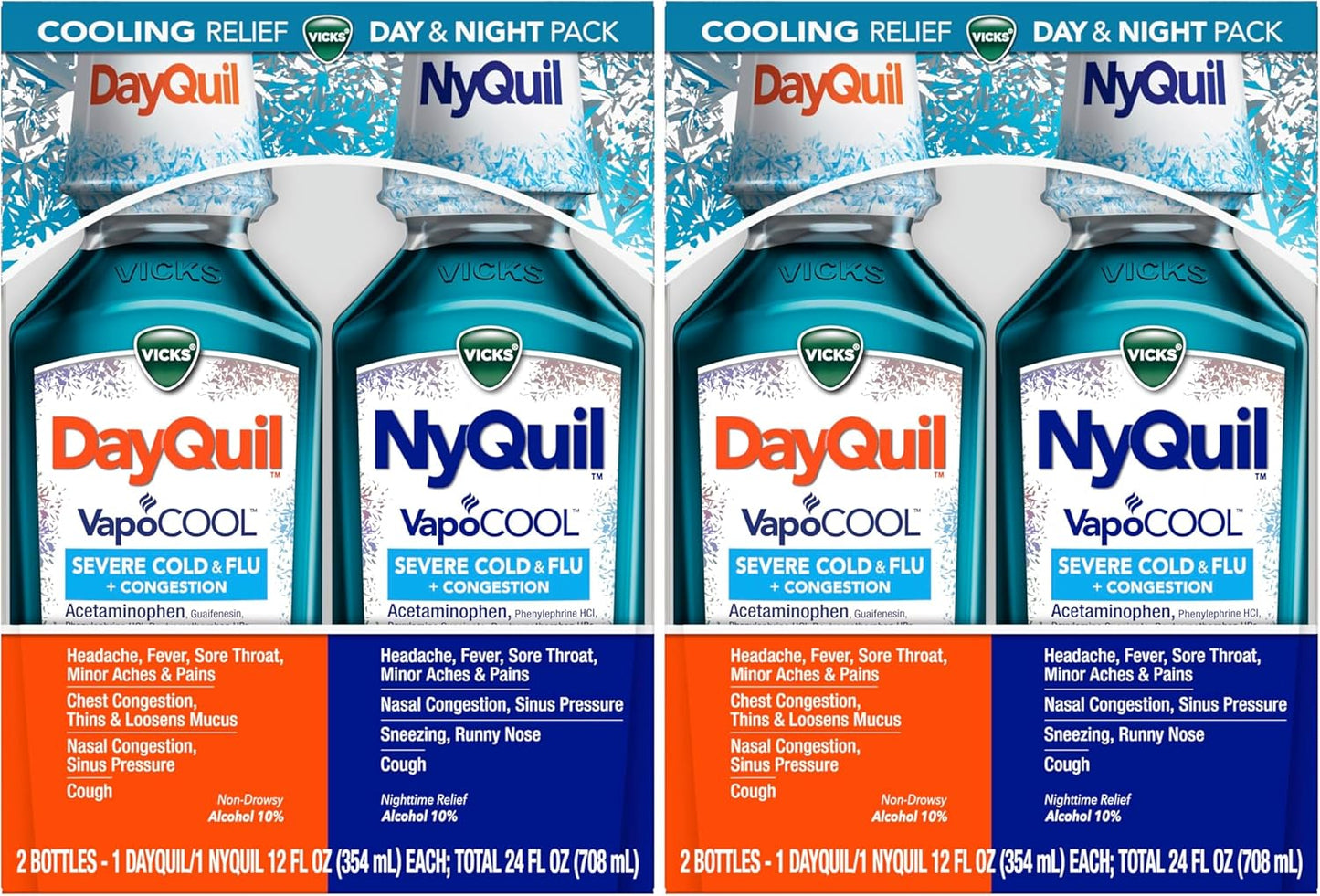 Vicks DayQuil and NyQuil VapoCOOL Severe Cold & Flu Relief