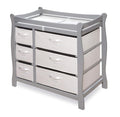 Badger Basket Sleigh Style Baby Changing Table - Organized Nursery