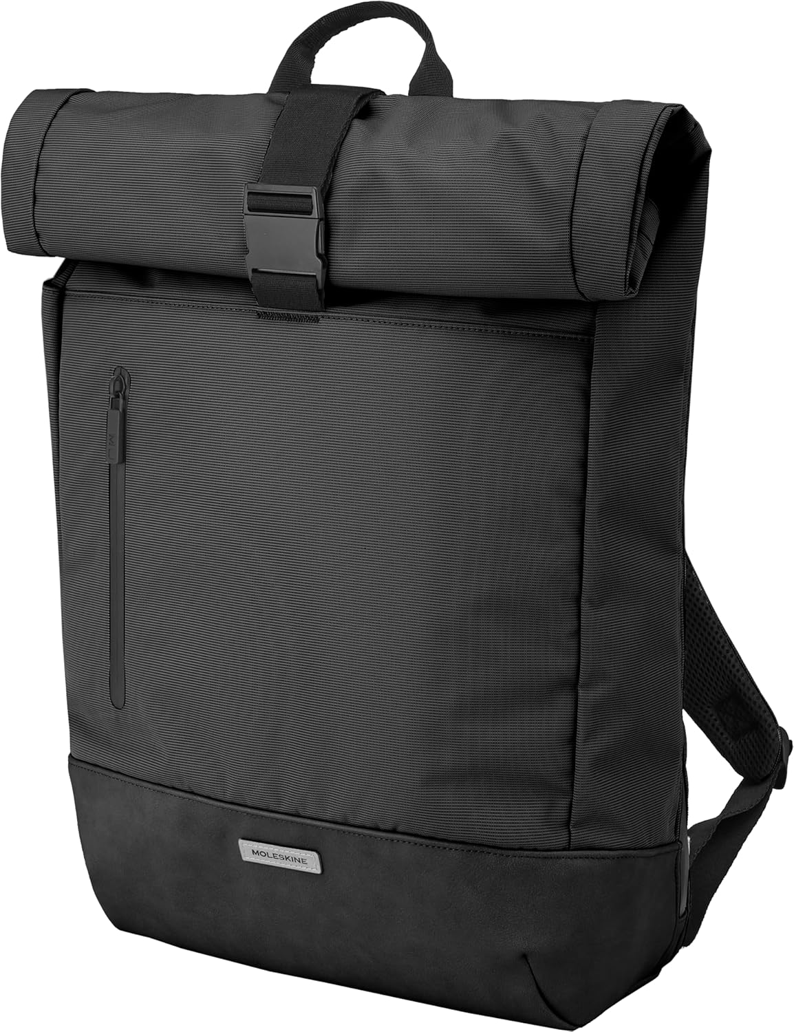 Moleskine Metro ROLLTOP Backpack Black for Everyday Use