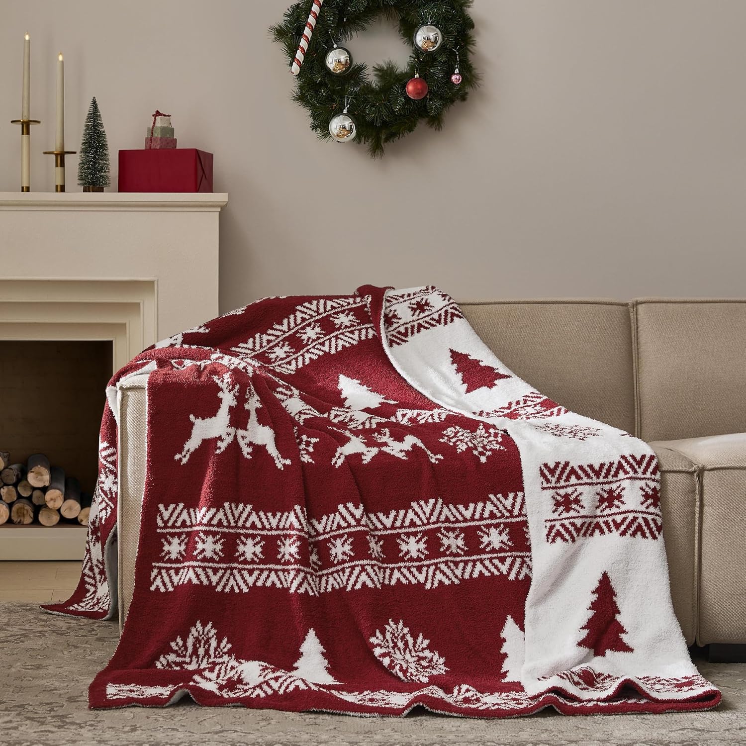 WDCOZY Christmas Throw Blanket for Cozy Winter Nights