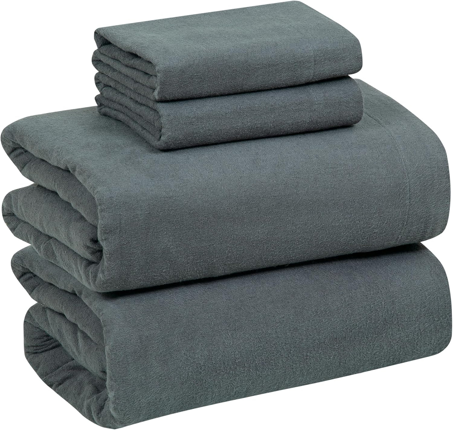 Bliss Casa 4-Piece Cotton Flannel Sheet Set for Cozy Comfort
