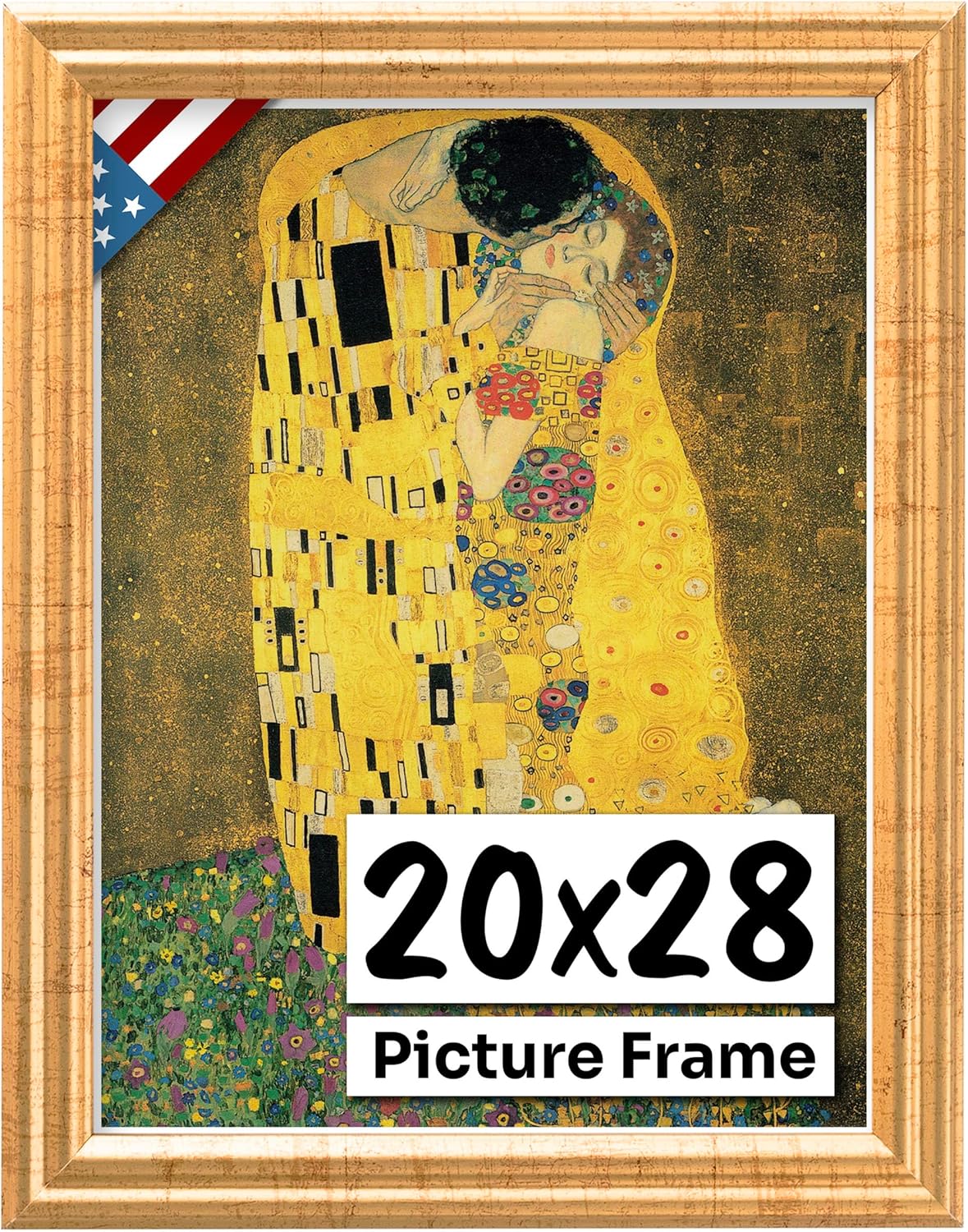 Antique Gold 20x28 Picture Frame for Elegant Wall Decor