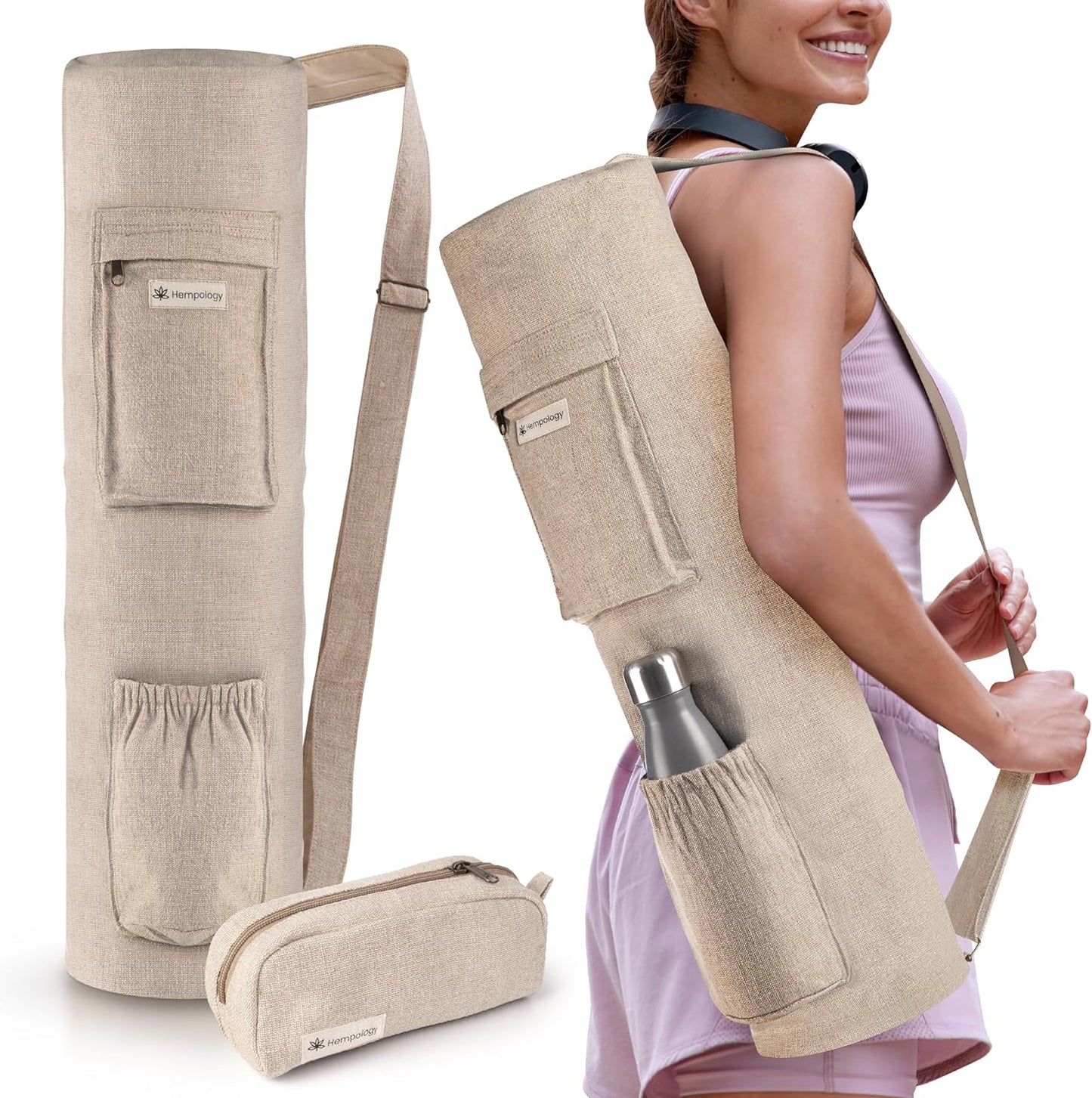 Adjustable Strap Yoga Mat Bag - Stylish & Convenient Carry