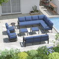 Kullavik Aluminum Patio Furniture Conversation Set - Comfortable
