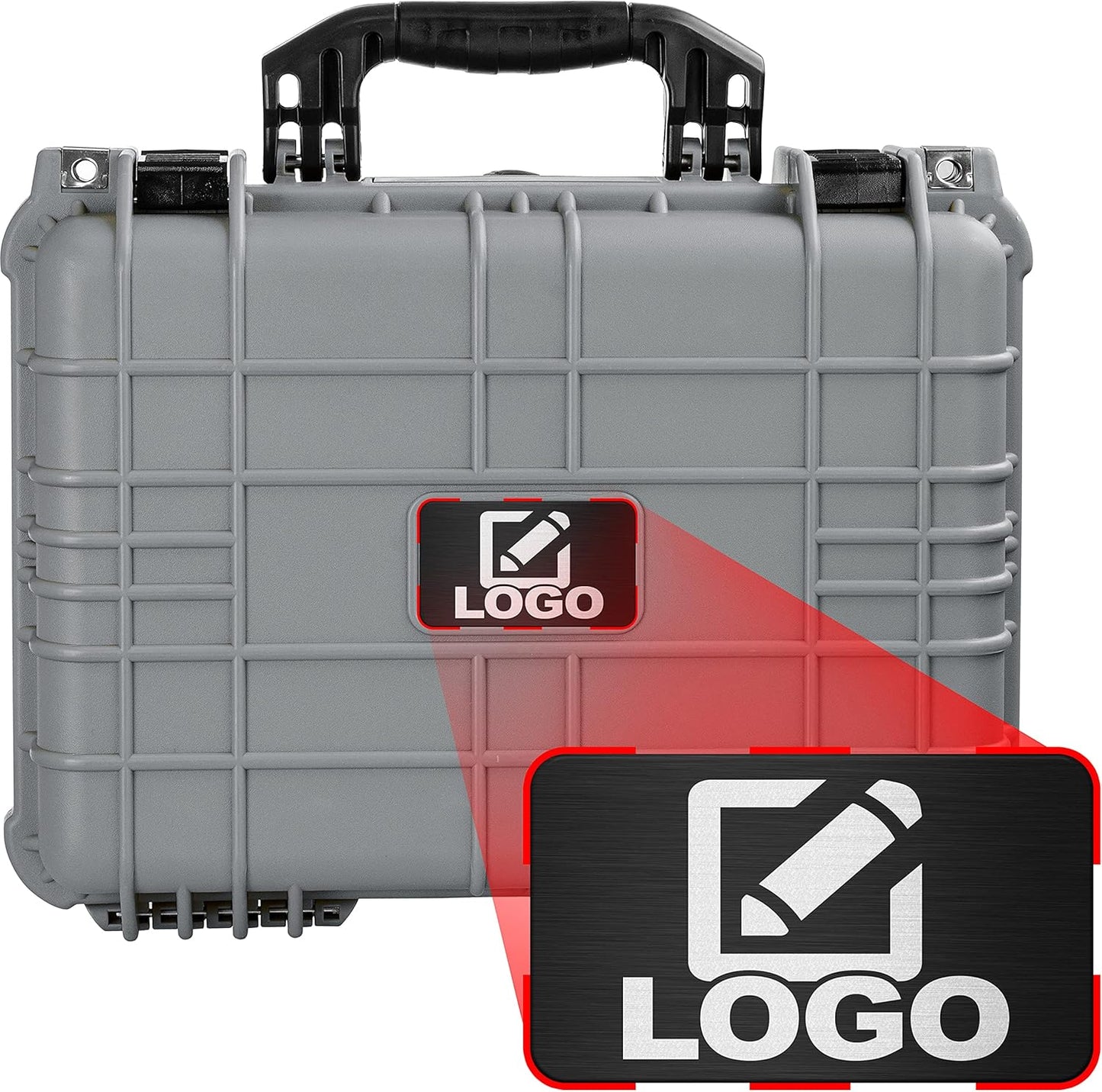 Eylar Standard 16 in Waterproof Hard Camera Case with Foam