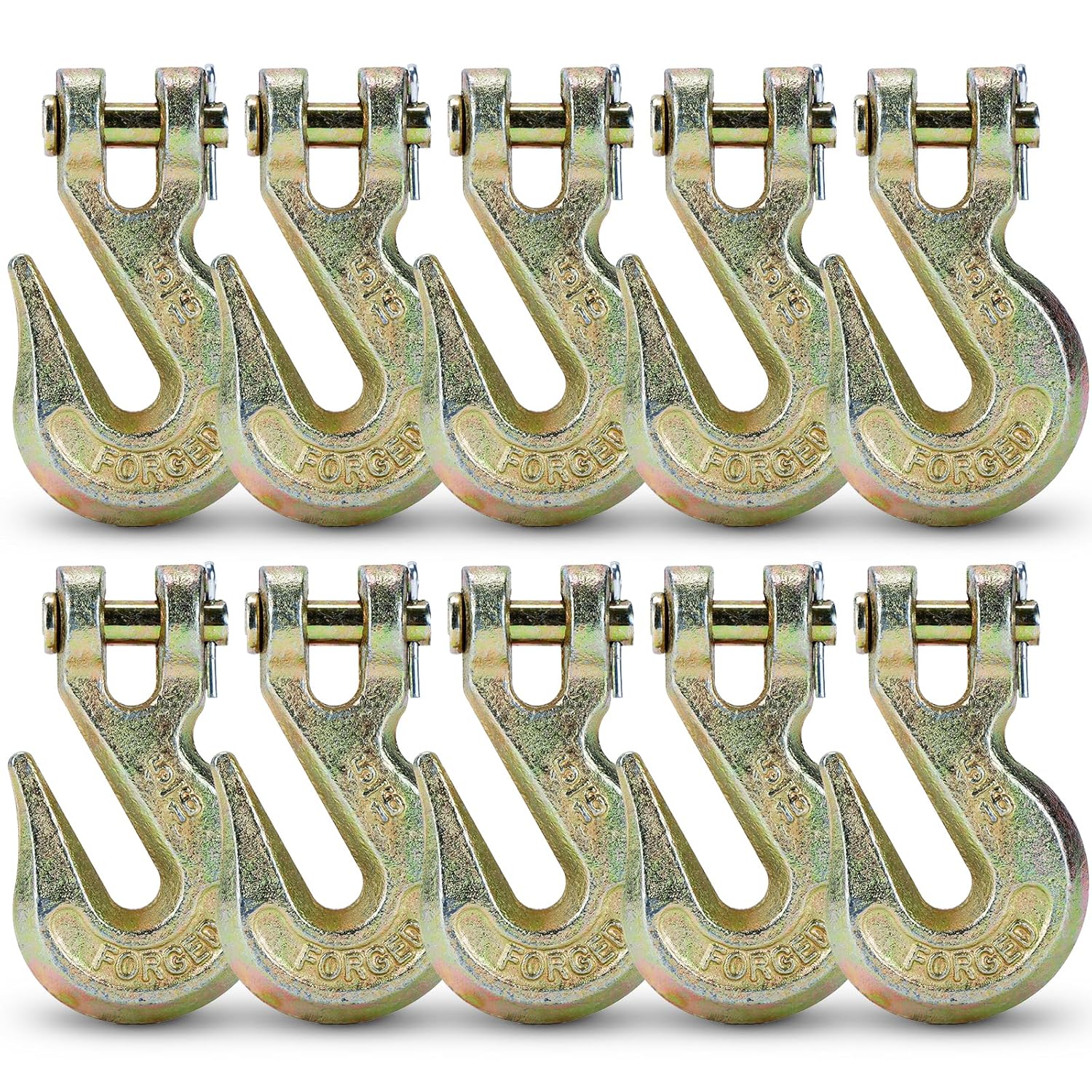 G70 5/16 Chain Hook Heavy Duty Clevis Grab Hook for Transport