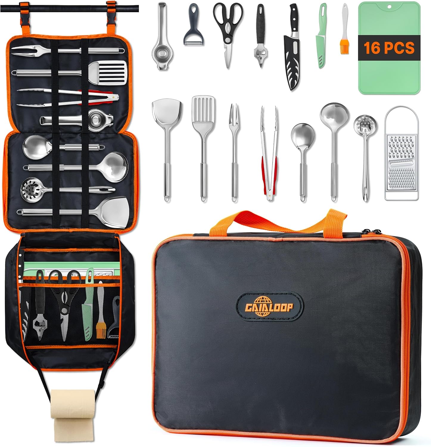 Portable Camping Cooking Utensils Set for Outdoor Adventures
