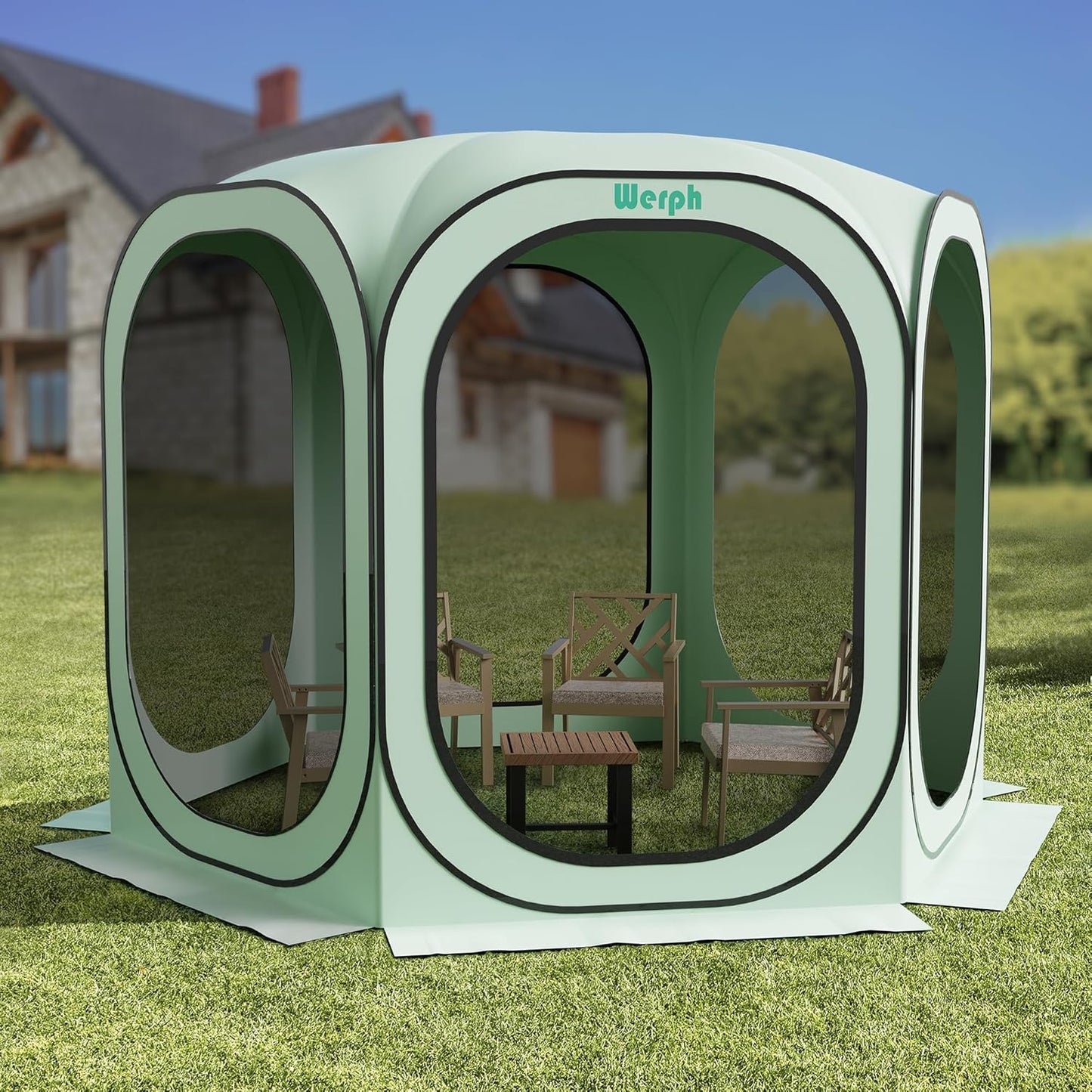 Portable Screen Tent Canopy with Mesh Net for Outdoor Fun