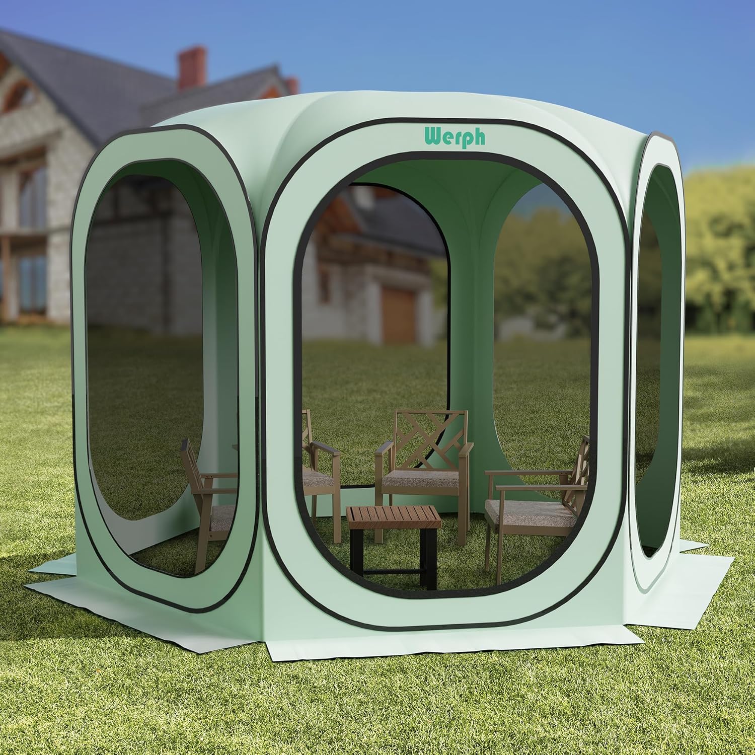 Portable Screen Tent Canopy with Mesh Net for Outdoor Fun