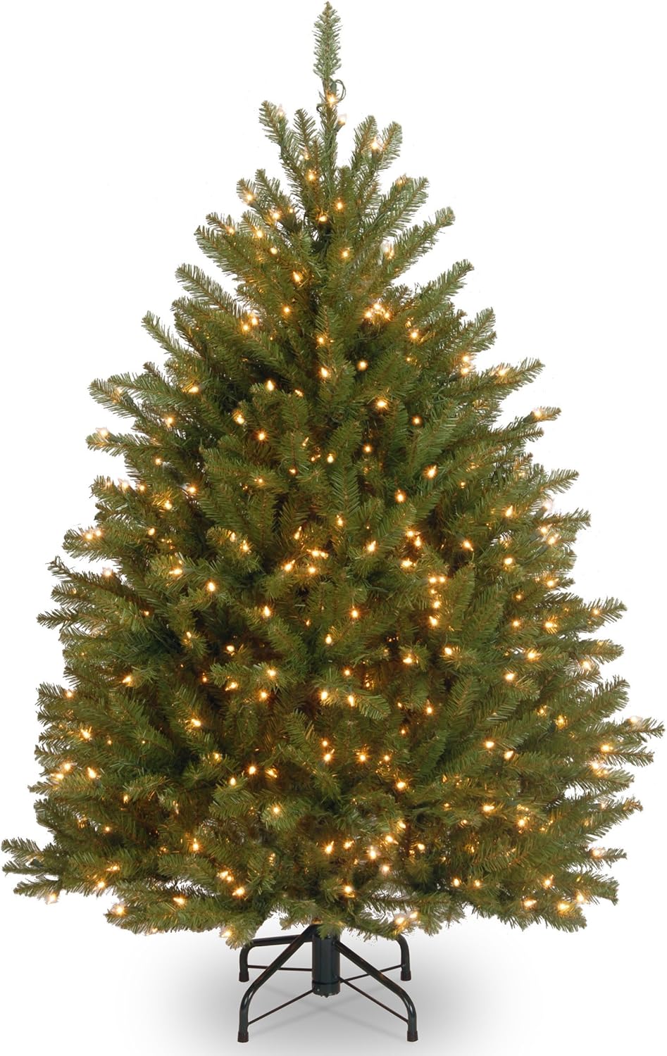 National Tree Company 4 ft Pre-Lit Dunhill Fir Christmas Tree