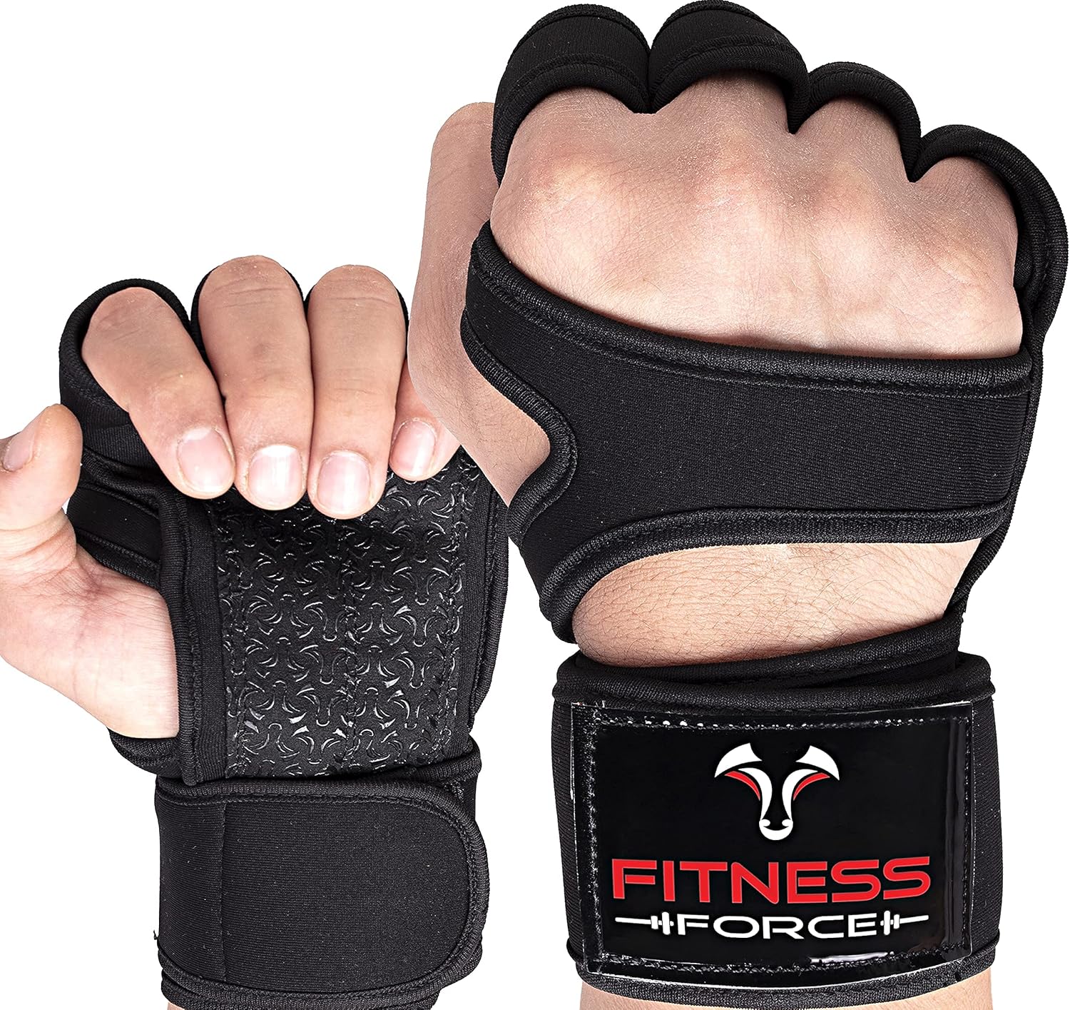 Ventilated Gym Gloves with Built-in Wrist Support