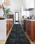 Wonnitar Washable Runner Rug 2ft 6inx10ft - Moroccan Non-Slip Runner