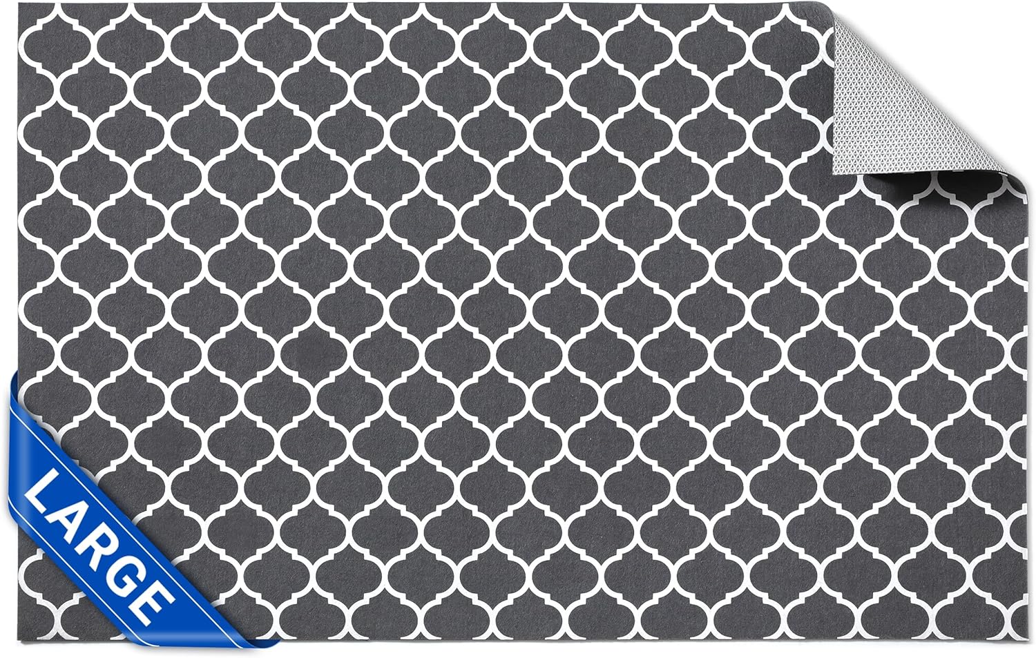 Cooyes Large Dog Food Mat 24in36in for Mess-Free Feeding