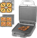 Panini Grill Press Breakfast Sandwich Maker 3 in 1 - Versatile Kitchen