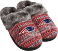 FOCO Womens NFL Team Logo Peak Slide Slippers - Warm, Soft Fit