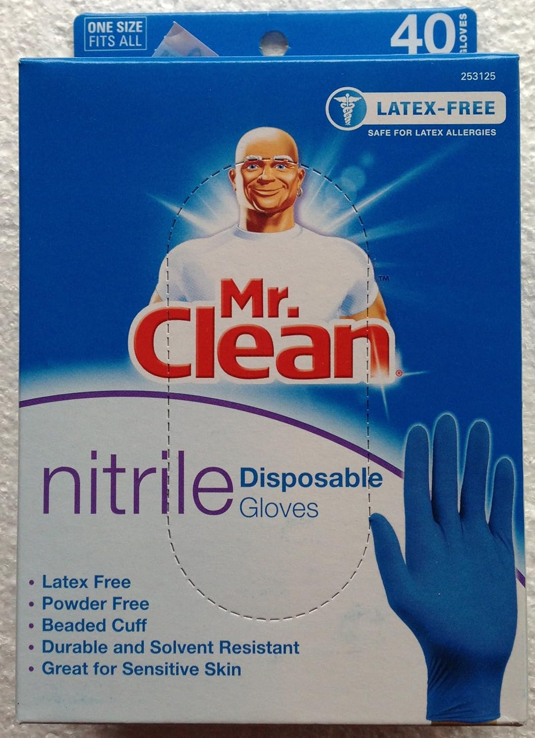Mr. Clean Nitrile Cleaning Gloves: Durable & Solvent Resistant