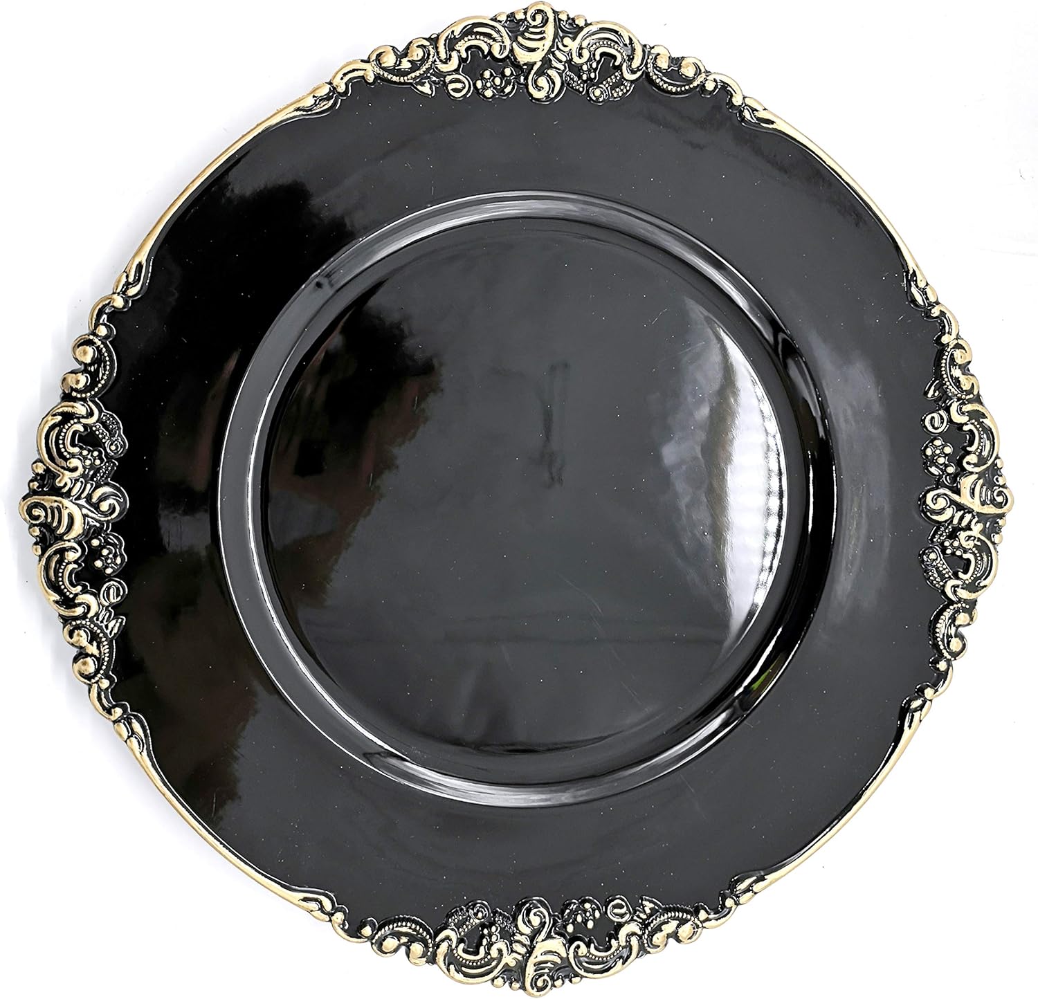 Elegant 13-Inch Heavy Quality Round Charger Plates Set