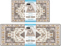 HappyTrends Boho Kitchen Mat Set - Anti-Fatigue Cushioned Rugs