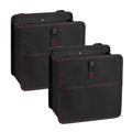 3 Gallons Foldable Car Trash Can with Pockets - 2 Pack