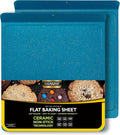 casaWare 2pc Large Flat Baking Cookie Sheet, 12.5 x 14 in - Reliable