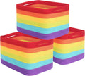 MINTWOOD Design 3-Pack Storage Baskets for Shelves - Versatile Cube