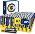 Allmax AA Maximum Power Alkaline Batteries (100 Count) - Long Life