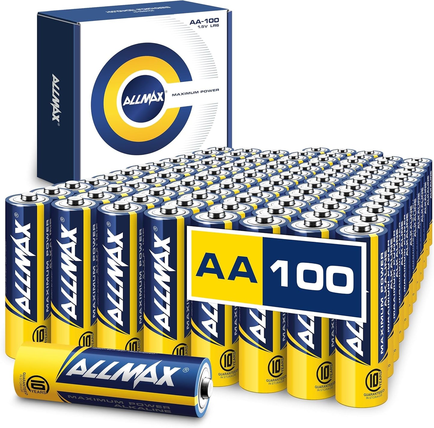 Allmax AA Maximum Power Alkaline Batteries for Ultimate Performance