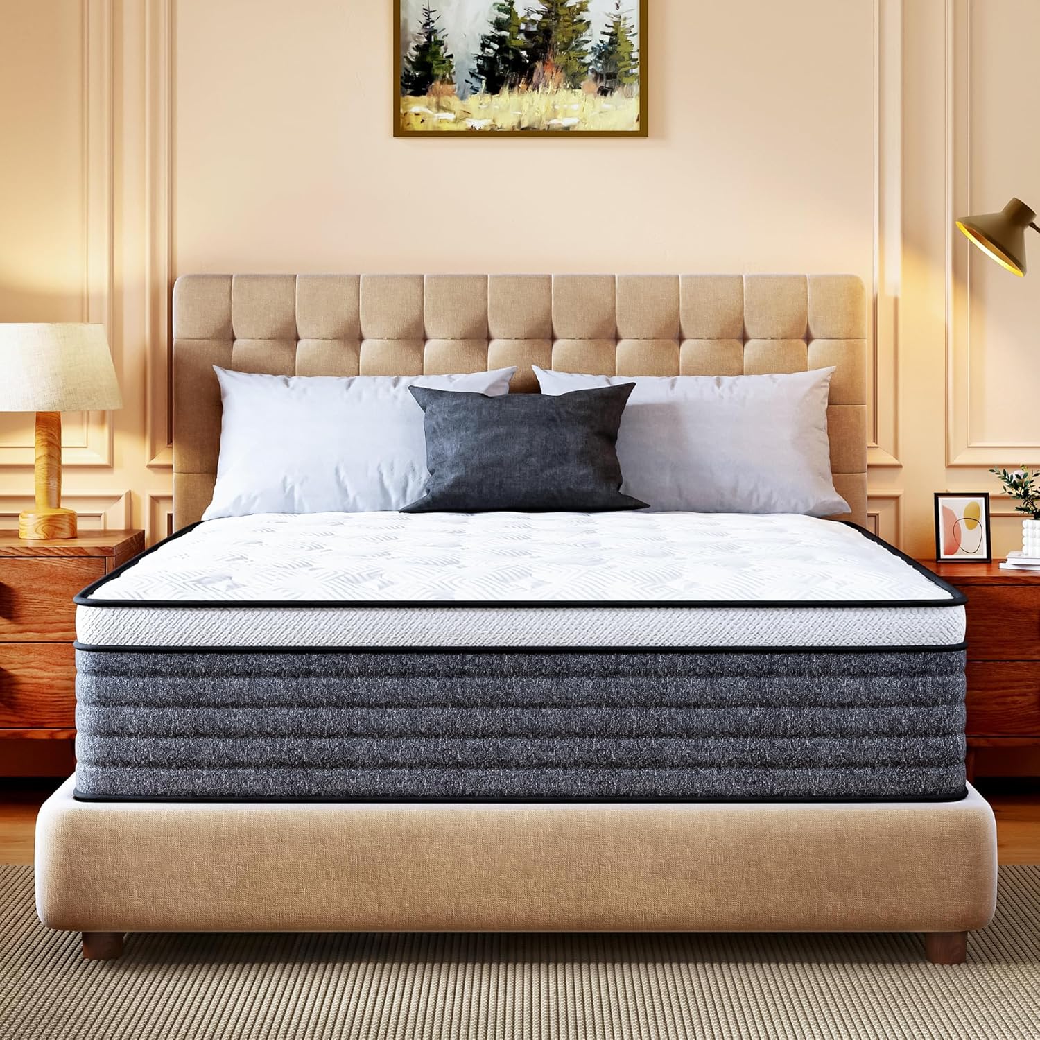 CH CHARME HOUSE Full Size Mattress for Ultimate Comfort Sleep
