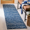 SAFAVIEH Tulum Collection Runner Rug 2 ft x 17 ft - Durable Navy