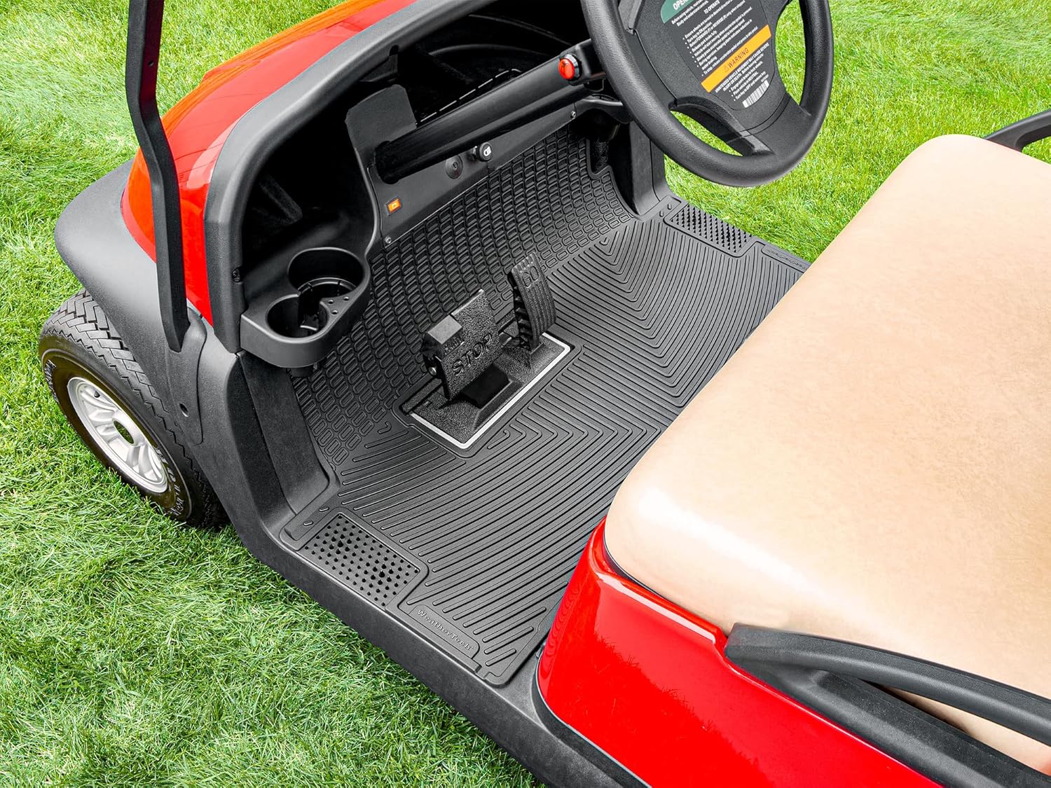 Premium WeatherTech Golf Cart Mat for Ultimate Protection!