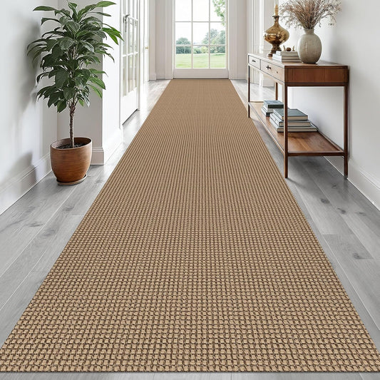 EARTHALL Runner Rug 3x20 Ft Washable Non Slip Entryway Runner