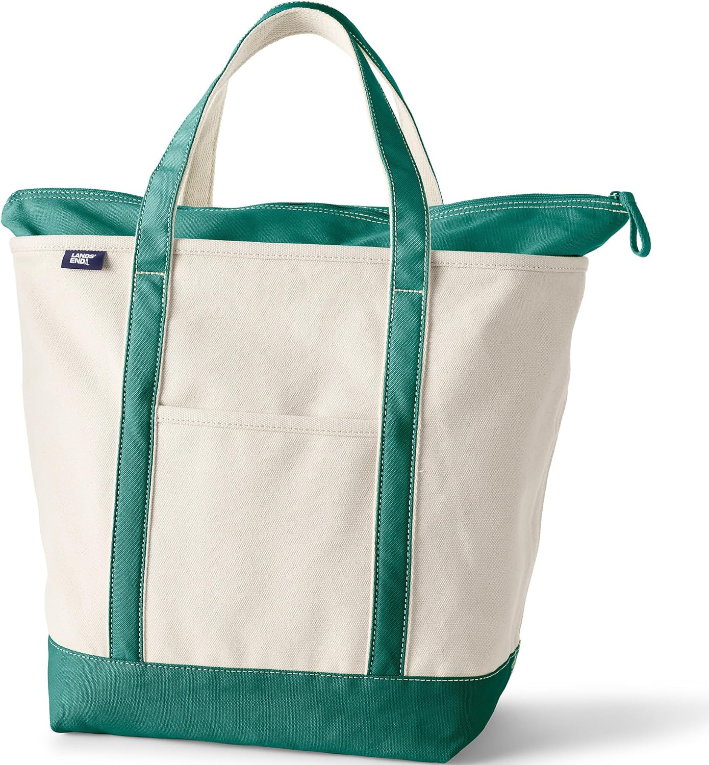 Durable Zip Top Canvas Tote Bag for Everyday Use and Style