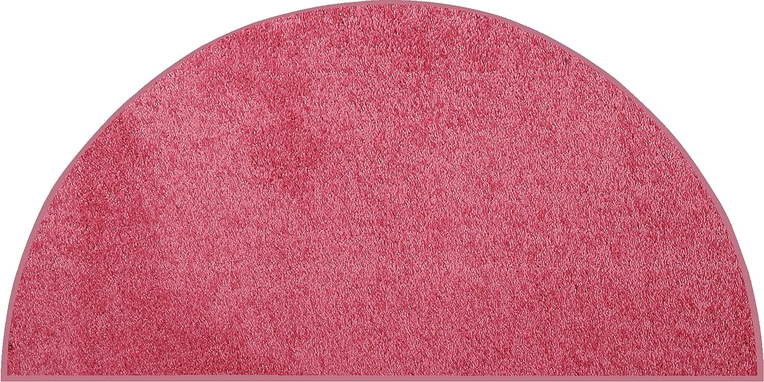 Pet Friendly Solid Color Area Rugs Pink for Every Room