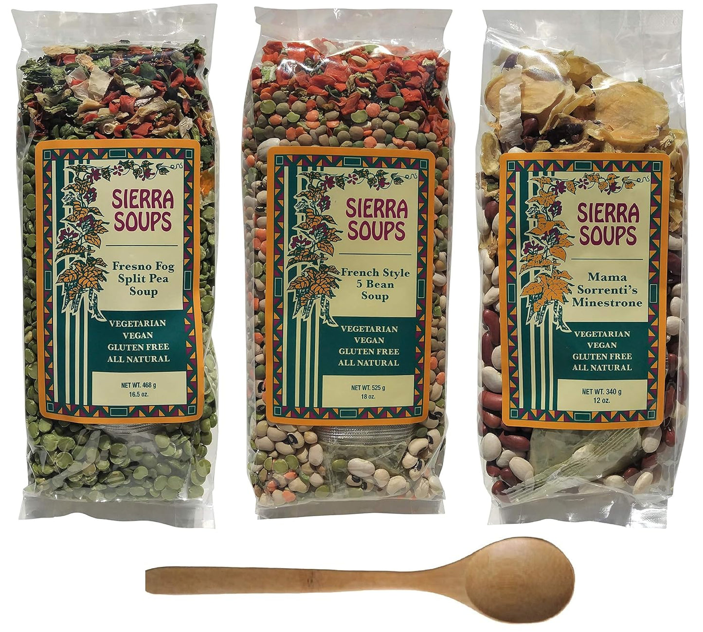 Sierra Soups Healthy Hearty All Natural Gluten Free Soup Pack