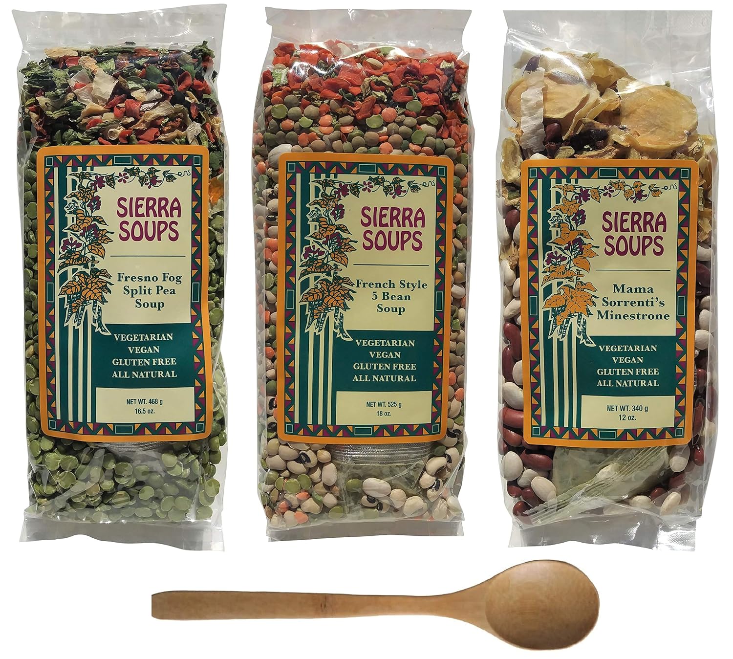 Sierra Soups Healthy Hearty All Natural Gluten Free Soup Pack