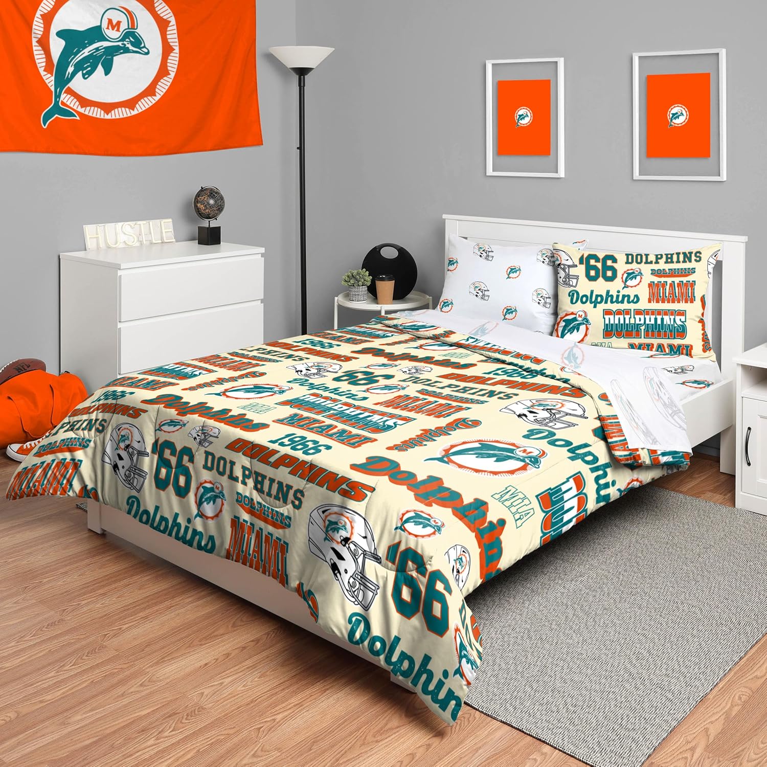 NFL Team Logo Bed in a Bag Comforter Set for Ultimate Fan Style