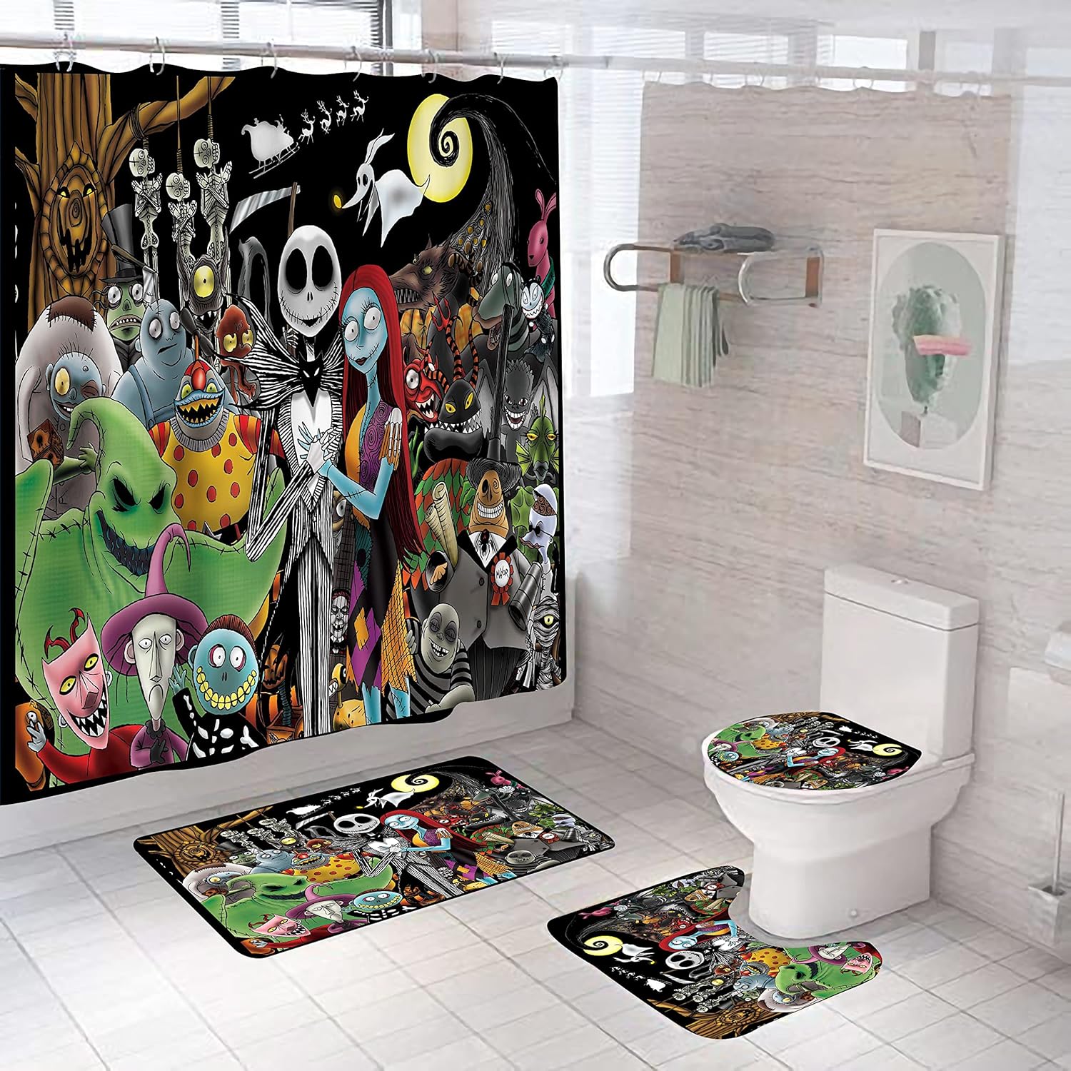 Waterproof Christmas Bathroom Set for Kids
