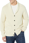 Men's Soft Cotton Shawl Cardigan Sweater - Comfortable Everyday Layer