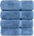 Luxury Hotel & Spa 100% Cotton Turkish Bath Towels - Set of 4