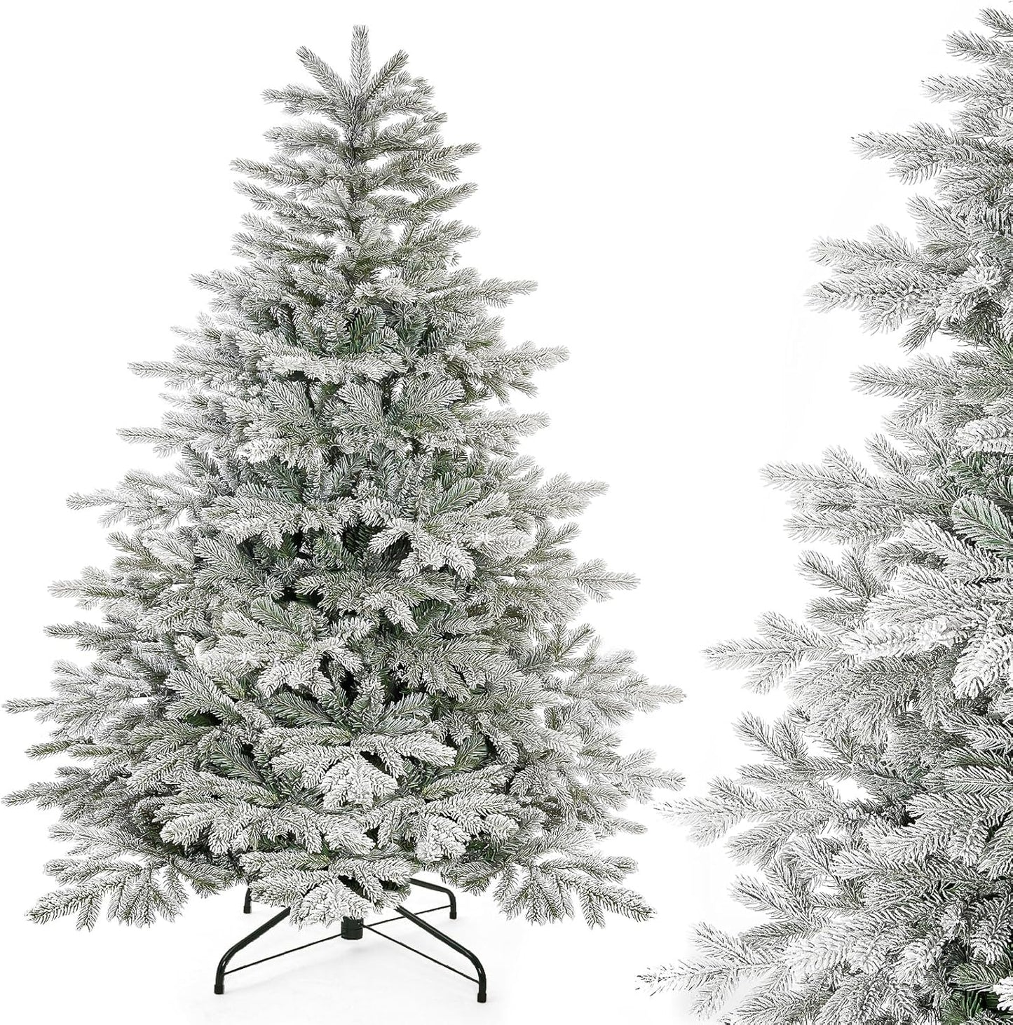 5ft Artificial Christmas Tree with Snow Flocked Design