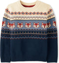 Gymboree Boys and Toddler Long Sleeve Crew Neck Pullover Sweater Shoes