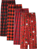 Boys Pajama Pants Soft Plaid PJ Bottoms - Cozy All-Season Fit