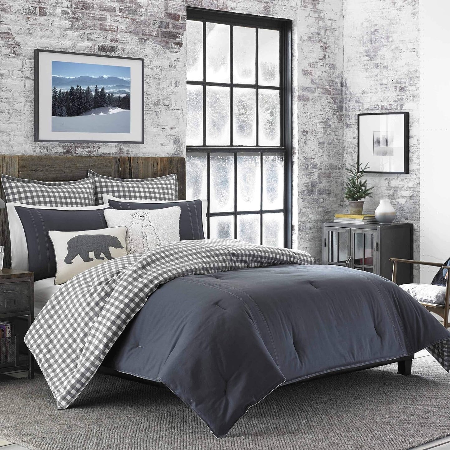 Eddie Bauer Twin Comforter Set for Cozy Reversible Bedding